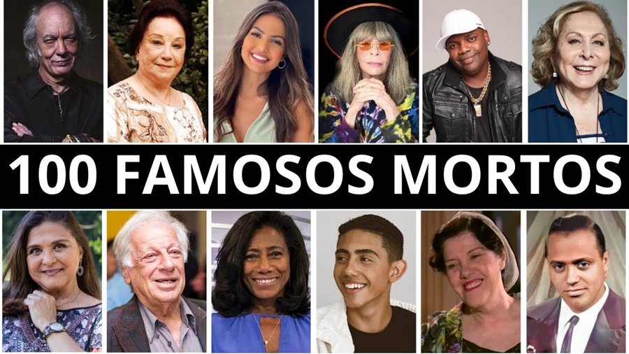 FAMOSOS E ATORES QUE MORRERAM NOS ÚLTIMOS 12 MESES