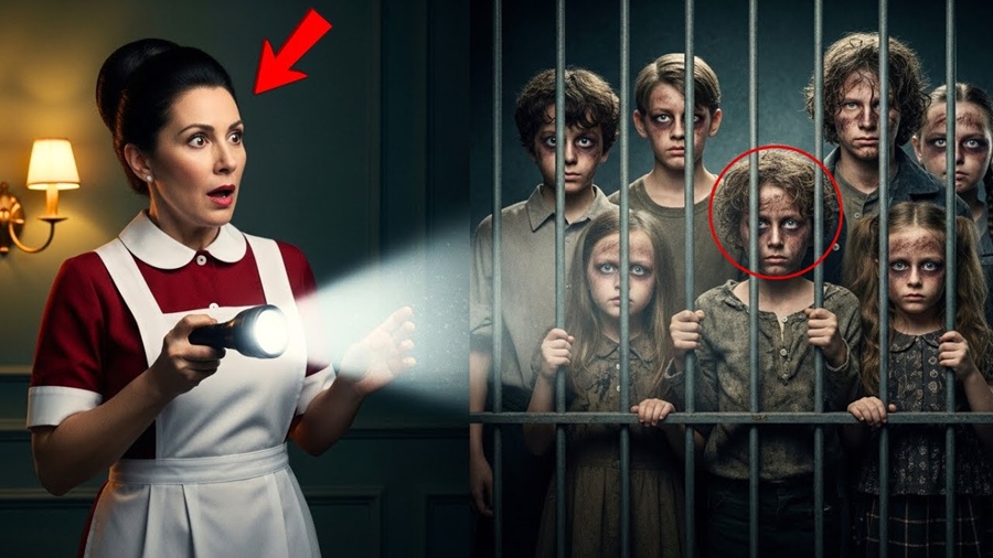 FAXINEIRA abre a PORTA PROIBIDA do MILIONÁRIO — e o que ELA VÊ lá dentro MUDA TUDO