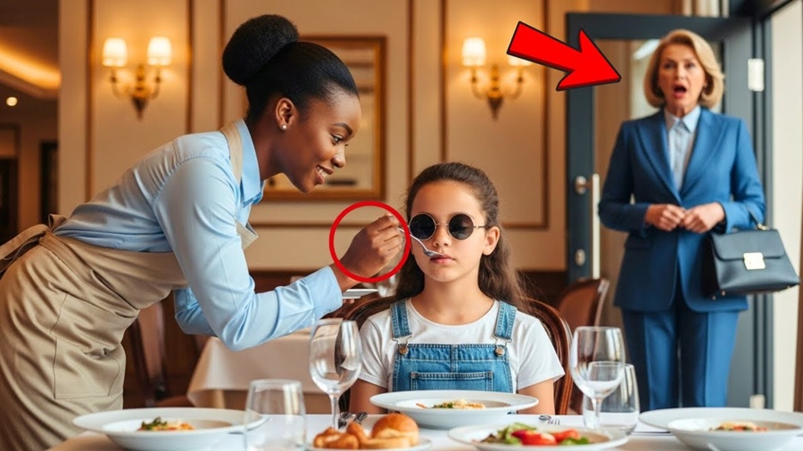MÃE MILIONÁRIA descobre que sua FILHA CEGA foi cuidada por uma GARÇONETE… e a VERDADE é CHOCANTE