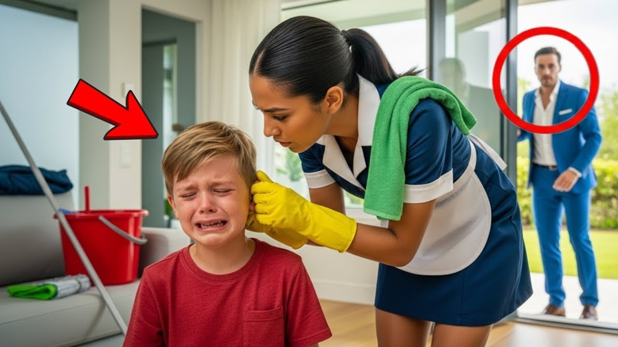 💥Todos ignoravam o filho surdo do milionário… até que a nova funcionária entendeu o pedido escondido