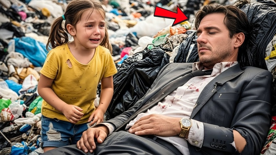 💥Menina pobre encontra milionário no lixão — e um segredo muda tudo para sempre