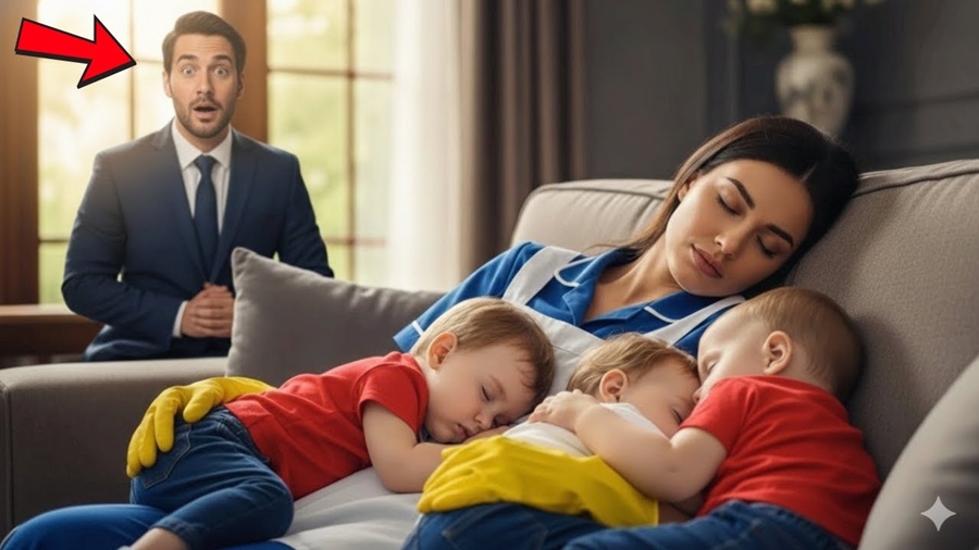 💥MILIONÁRIO VOLTA DE VIAGEM SEM AVISAR… E FICA EM CHOQUE COM O QUE VÊ