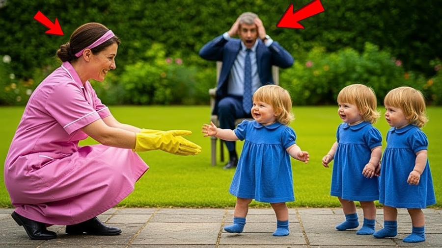 💥“AS FILHAS DO MILIONÁRIO ERAM MUDAS… ATÉ QUE A BABÁ FEZ ALGO QUE CHOCOU A TODOS!”