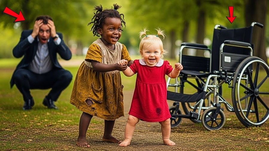 💥A FILHA DO MILIONÁRIO NÃO ANDAVA… ATÉ QUE UMA MENINA SEM-TETO FEZ O IMPENSÁVEL E CHOCOU A TODOS