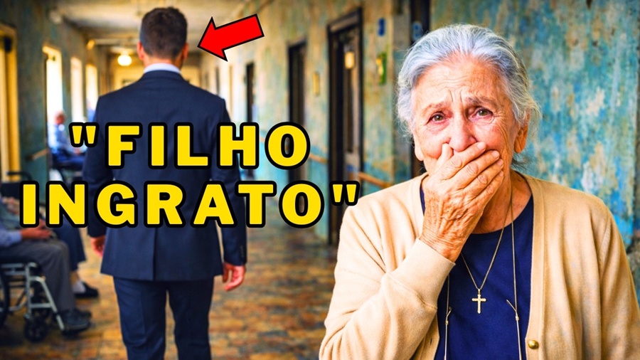 O filho rico deixou a mãe no asilo, mas a herança que ela escondia deixou todos em choque.