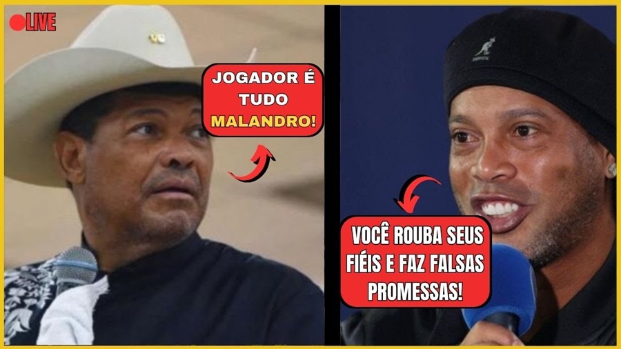 Ronaldinho HUMILHA pastor Valdemiro Santiago AO VIVO!