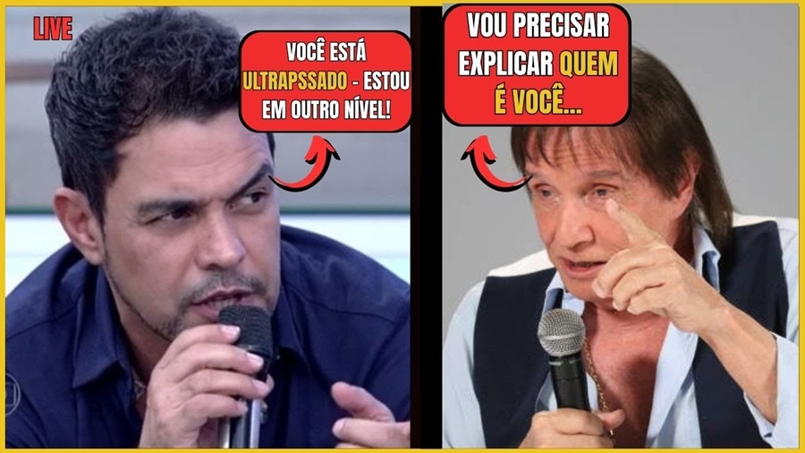 Roberto Carlos DÁ LIÇÃO DE MORAL em Zezé Di Camargo após cantor se gabar AO VIVO!