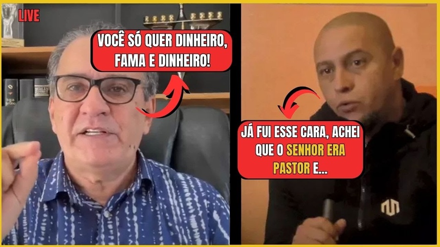 Roberto Carlos CALA Malafaia AO VIVO após pastor tentar menospreza-lo!