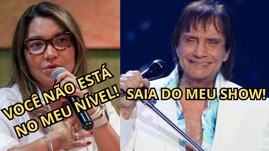 🔵 JANJA É EXPULSA DE SHOW POR ROBERTO CARLOS – APÓS OFENDER O PÚBLICO BRASILEIRO