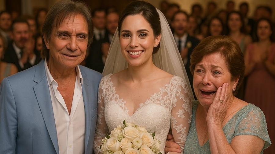 🔵 ROBERTO CARLOS APARECE DE SURPRESA NO CASAMENTO DA FILHA DA FAXINEIRA E DEIXA CONVIDADOS SEM REA..