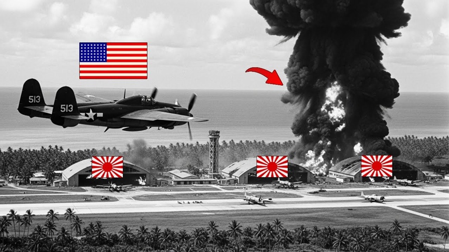 Japanese Couldn’t Believe One P-61 Was Hunting Them — Until 4 Bombers Disappeared in 80 Minutes