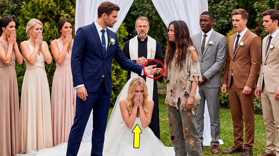 Bilionário troca NOIVA MODELO por MENDIGA no altar “É COM ELA QUE VOU CASAR” Então notam 1 DETALHE!