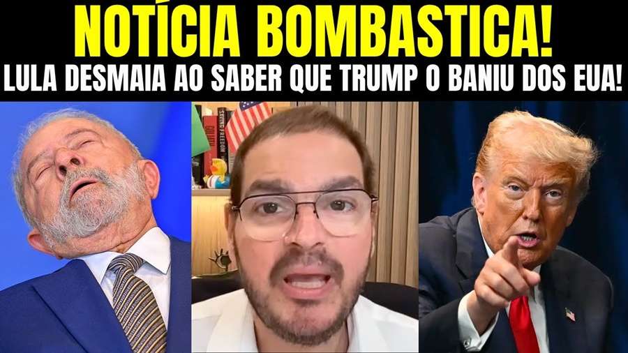A CASA CAIU! LULA DESMAIA AO SABER QUE NÃO VOLTA AOS EUA DEPOIS DE ENCONTRO COM TRUMP NA INDONÉSIA!