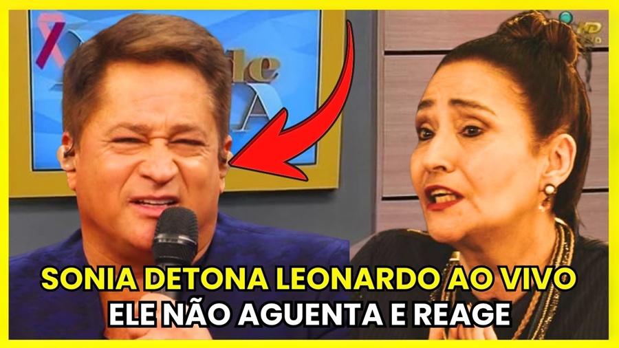 LEONARDO é MASSACRADO por SÔNIA ABRÃO e sua reação deixou o Brasil em silêncio!