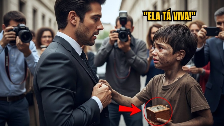 MENINO DE RUA interrompe GALA — o que SUSSURROU no ouvido do milionário CHOCOU a todos
