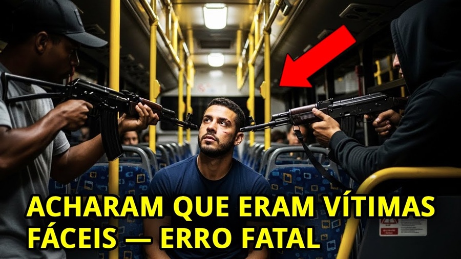 Bandidos pararam ônibus na BR-116 às 4h — não sabiam que 15 PMs à paisana voltavam de treinamento