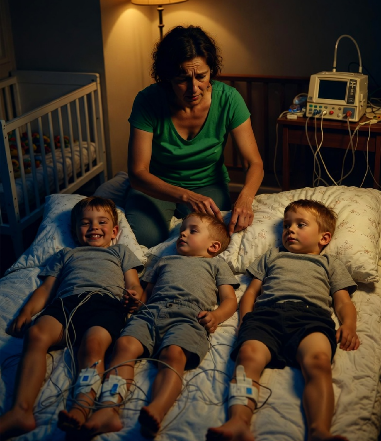 Billionaire Installs Hidden Cameras to Protect His Paralyzed Triplets — What He Caught the Maid Doing at Night Changed Everything