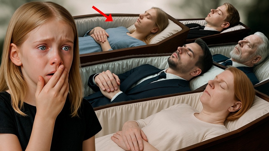 Família inteira FALECE DO NADA e só 1 Garotinha SOBREVIVE, mas no velório ela vê 1 DETALHE CHOCANTE!