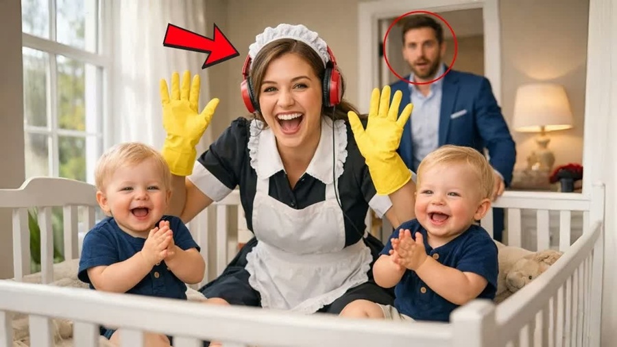 EMPRESÁRIO VIÚVO REDESCOBRE A FELICIDADE AO CONFIAR SEUS BEBÊS À EMPREGADA QUE TRANSFORMOU SEU LAR!