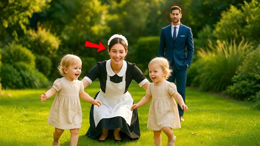 AS GÊMEAS DO EMPRESÁRIO VIÚVO NASCERAM PARALISADOS… MAS O QUE A EMPREGADA FEZ CHOCOU A TODOS!