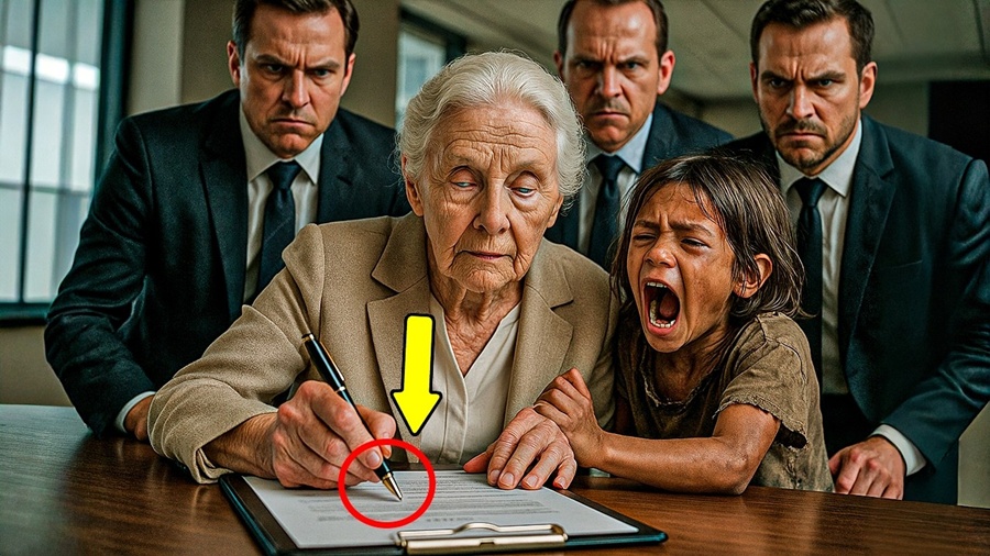 “PARA, NÃO ASSINA. É CILADA”, gritou Menina de Rua ao RASGAR TESTAMENTO de Milionária CEGA.