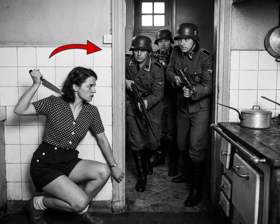 20 Gestapo-Beamte umstellten ihr Bauernhaus – sie tötete 11 von ihnen mit einem Küchenmesser.  DD