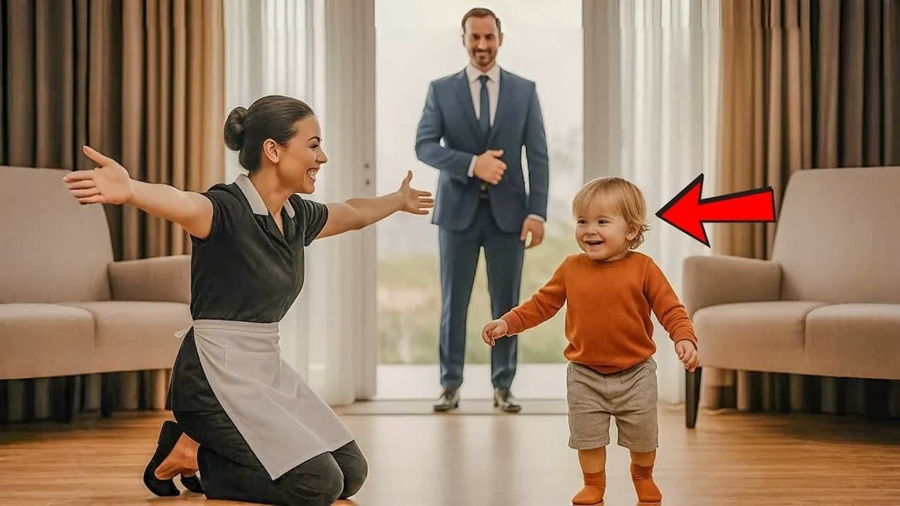 EMPRESÁRIO VIÚVO DESCONFIAVA DA EMPREGADA… ATÉ VER O QUE ELA FEZ COM SEU FILHO COM SÍNDROME DE DOWN