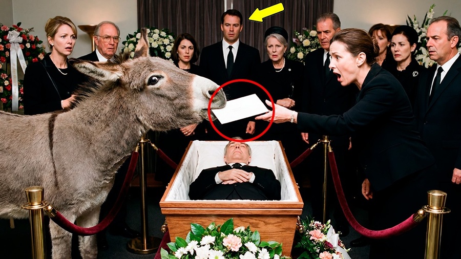 Burro INVADE Velório com CARTA NA BOCA, quando filho do falecido percebe LETRA DO PAI, cai pra trás!