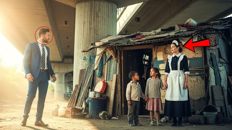 EMPRESÁRIO VIÚVO PROCURA EMPREGADA QUE FALTOU AO TRABALHO… E O QUE DESCOBRE FEZ ELE DESABAR