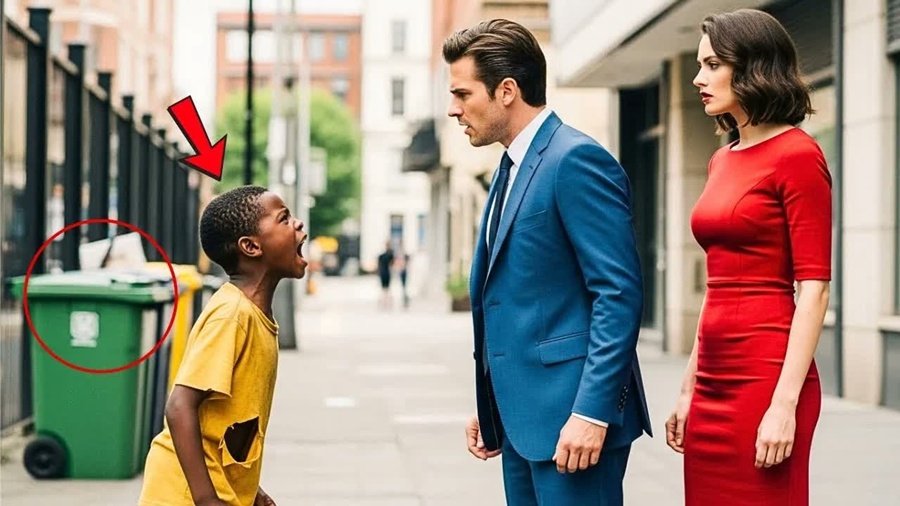 SUA ESPOSA ESTÁ VIVA, EU A VI NO LIXO! GRITOU O MENINO POBRE AO EMPRESÁRIO VIÚVO