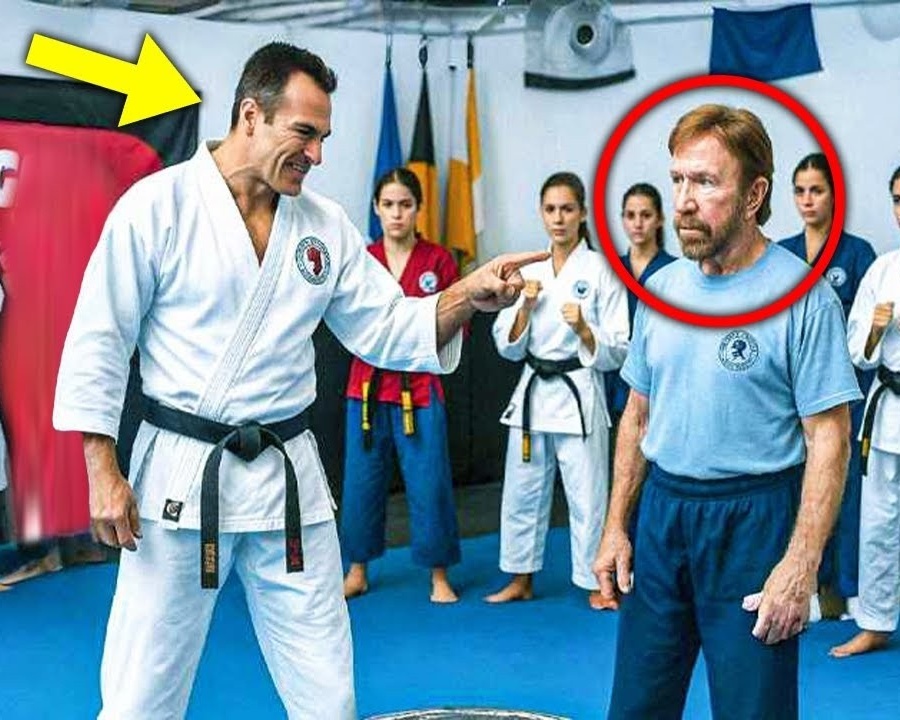 Schwarzgurt fordert Chuck Norris zum Sparring heraus – 2 Minuten später bereut er ALLES!  DD