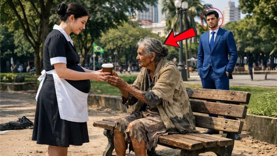 A EMPREGADA LEVAVA CAFÉ TODO DIA PARA UMA SENHORA… E O EMPRESÁRIO FICA SURPRESO AO SABER A VERDADE