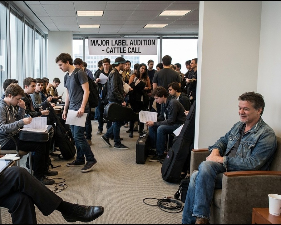 Musikproduzent gab Eddie Van Halen 30 Sekunden, um zu beeindrucken – Ich habe diese Woche tausend Gitarristen gehört.  DD