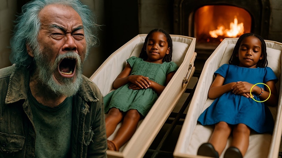 Morador de Rua INVADE CREMAÇÃO de Gêmeas “OLHE O BRAÇO DELA! OLHA AQUELE DETALHE!”, quando a mãe…