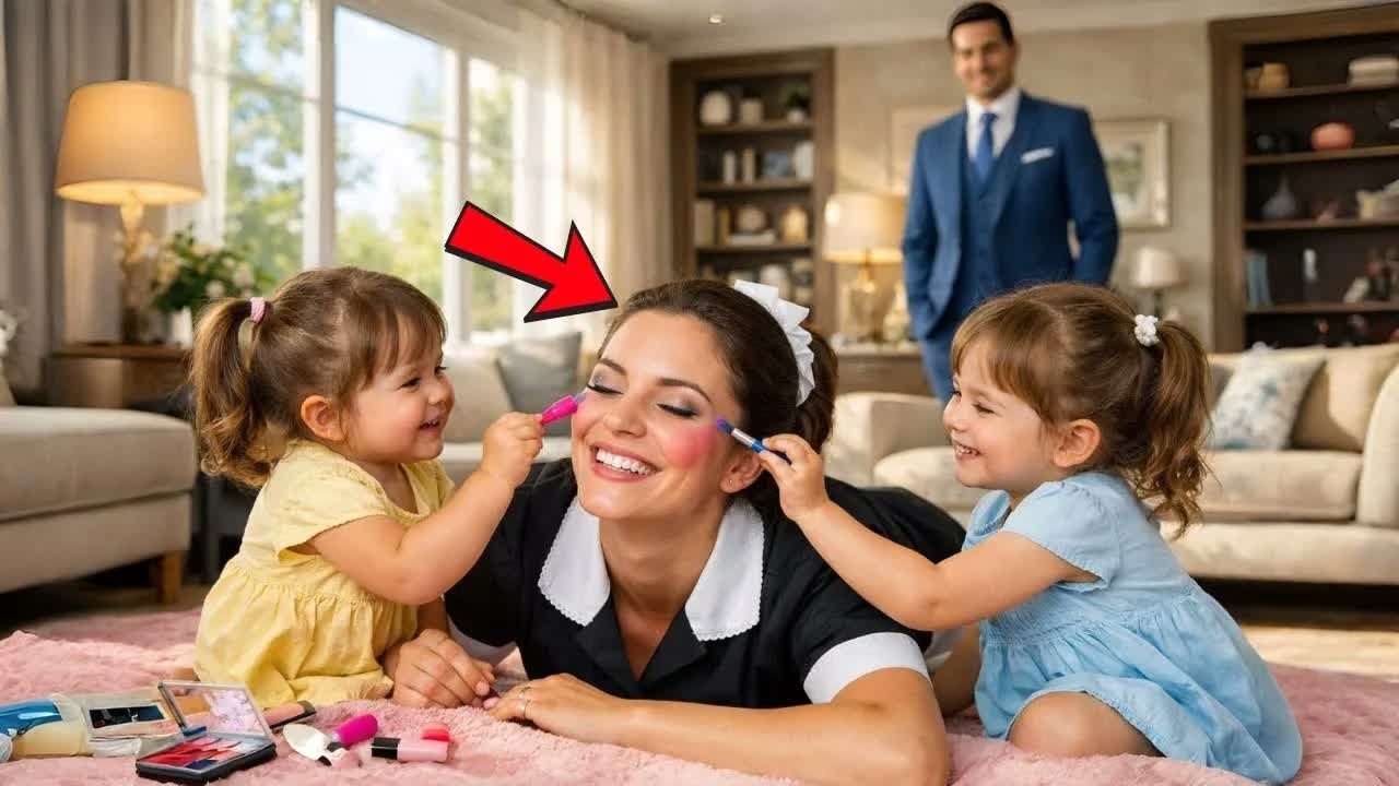 EMPRESÁRIO VIÚVO FLAGRA CENA EMOCIONANTE A EMPREGADA BRINCANDO COM SUAS FILHAS PARAPLÉGICAS! 