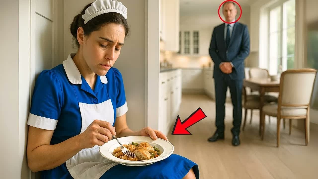 UM MILIONÁRIO VÊ SUA EMPREGADA SE ESCONDENDO PARA COMER SOBRAS DE COMIDA… E SUA VIDA MUDA –