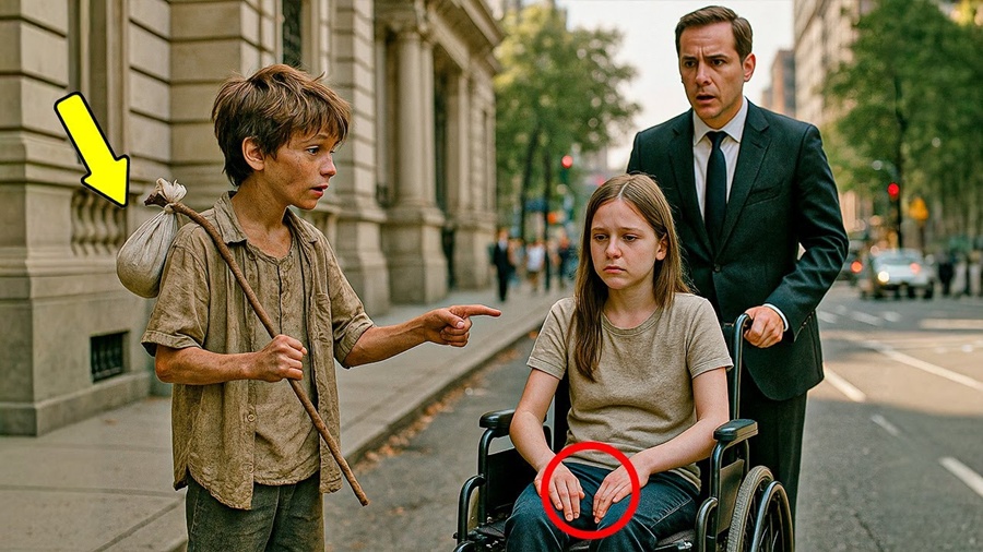 “SE O SENHOR ME ADOTAR, EU FAÇO SUA FILHA ANDAR!”, desafiou o mendigo para Milionário!