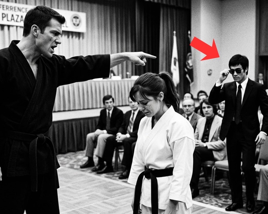 Champion Verspottete Weibliche Kampfkünstlerin Als Zu Schwach — Bruce Lee Erhob Sich Vom Sitz  DD