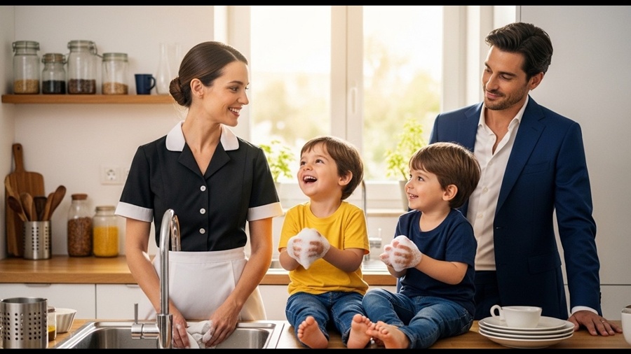 MILIONÁRIO CHEGA EM CASA REVOLTADO E FLAGRA A FAXINEIRA COM SEUS FILHOS—O QUE ELE DESCOBRE MUDA TUDO