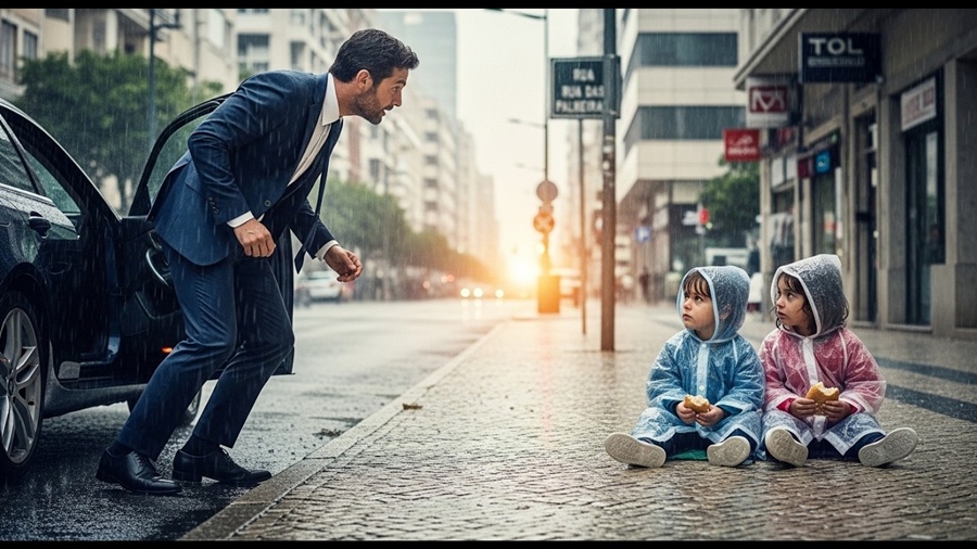 “MAMÃE NOS COLOCOU PARA FORA!” — FILHOS CHORAM AO MILIONÁRIO E A VERDADE CHOCA A TODOS