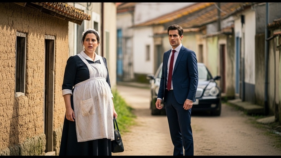 MILIONÁRIO DESCONFIA DA FAXINEIRA GRÁVIDA E A SEGUE… A VERDADE NA CASA ABANDONADA O DEIXA EM CHOQUE