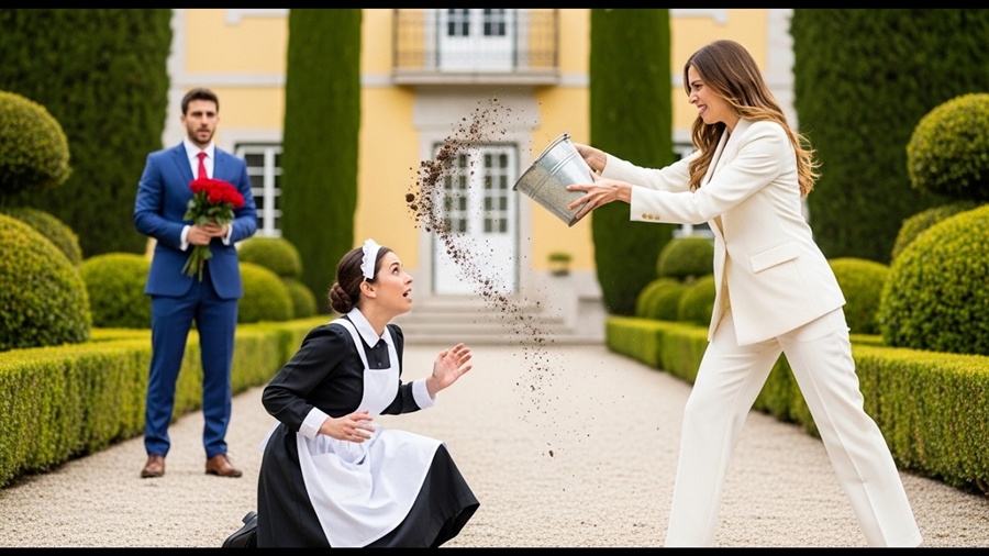 MILIONÁRIO CHEGA COM BUQUÊ PARA SURPREENDER A NOIVA — MAS AO ABRIR A PORTA DE CASA FICA EM CHOQUE