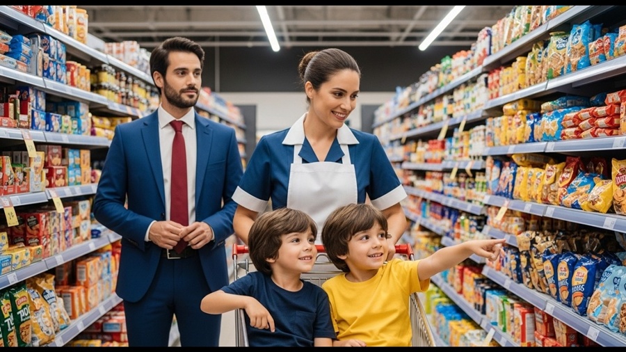 NO SUPERMERCADO, MILIONÁRIO VÊ A FAXINEIRA CUIDAR DE SEUS FILHOS DE UM JEITO QUE PARTE SEU CORAÇÃO