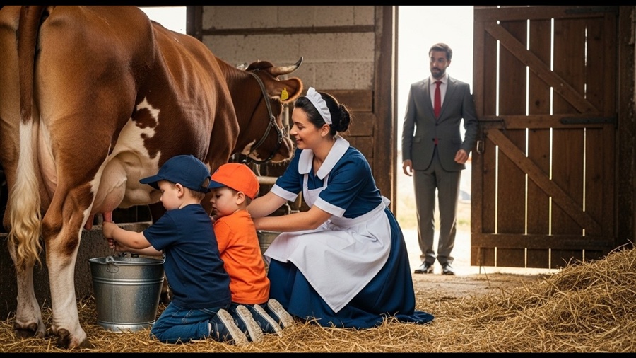AO VISITAR A FAZENDA, MILIONÁRIO DESCOBRE O QUE A FAXINEIRA FEZ COM SEUS FILHOS —E FICA SEM PALAVRAS