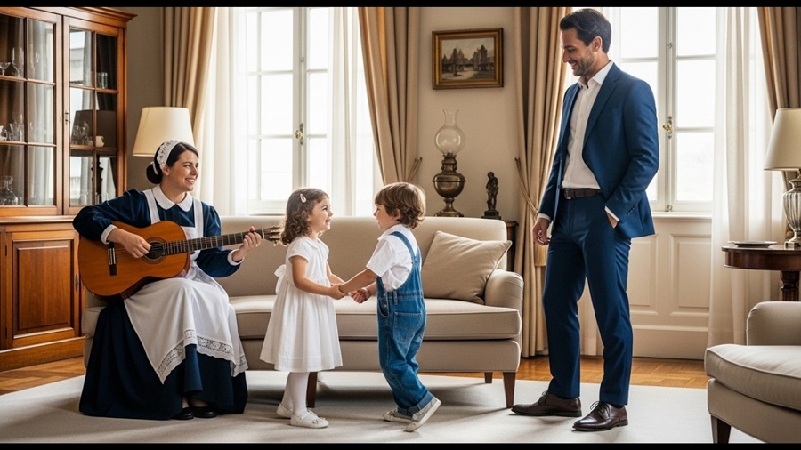 MILIONÁRIO CHEGA EM CASA EXAUSTO… E ENCONTRA O FILHO DA FAXINEIRA DANÇANDO COM SUA FILHA NA SALA