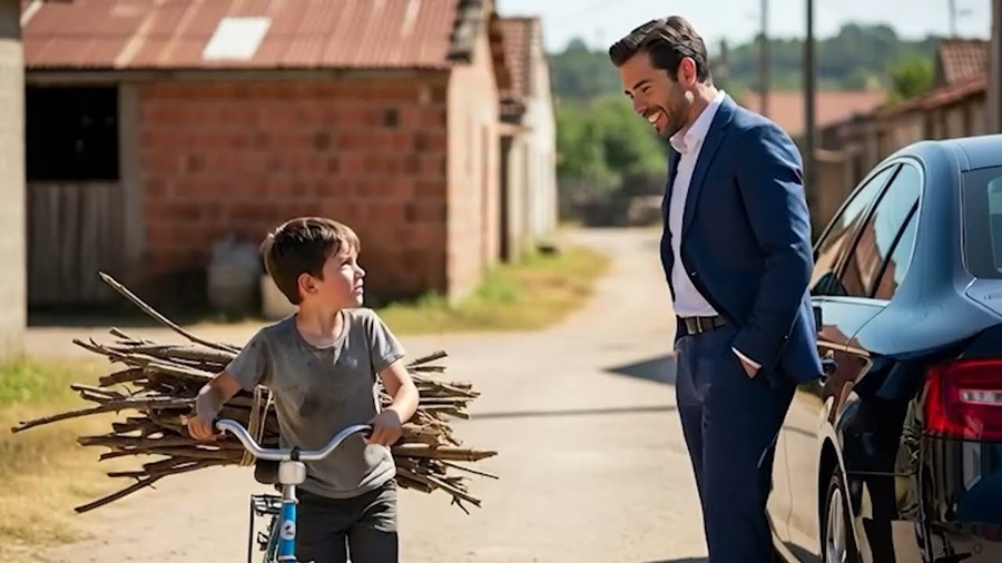 ELE SEGUIU O FILHO DA FAXINEIRA POR CURIOSIDADE — MAS A DESCOBERTA DO MILIONÁRIO FOI CHOCANTE!