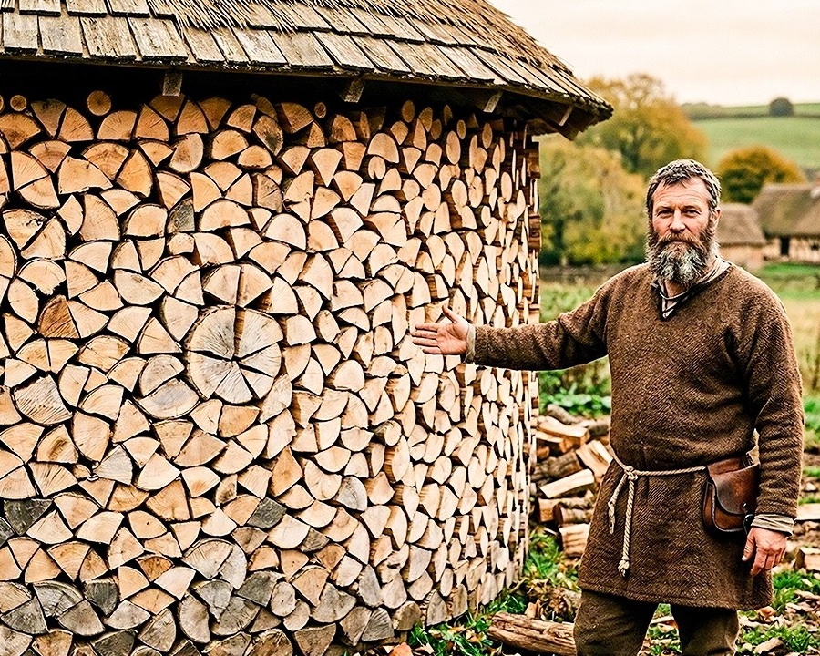 Fast alle machen es FALSCH – Der mittelalterliche Trick halbiert die Trocknungszeit von Brennholz  DD