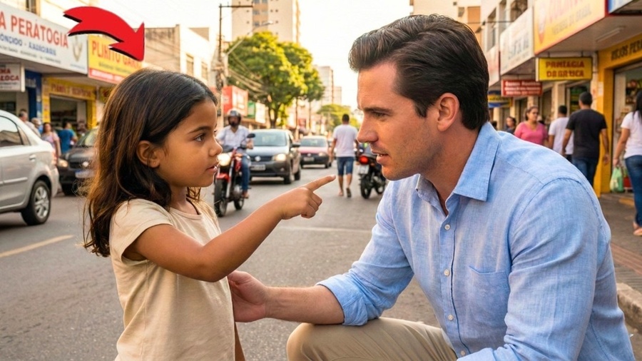 O MILIONÁRIO NÃO SABIA QUE ERA PAI… ATÉ QUE UMA MENININHA DISSE “VOCÊ DEIXOU A MAMÃE SEM COMIDA!