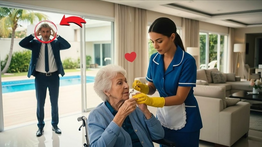 A Mãe do Milionário não Lembrava Mais de Nada — até que a Faxineira Pobre fez algo que mudou tudo