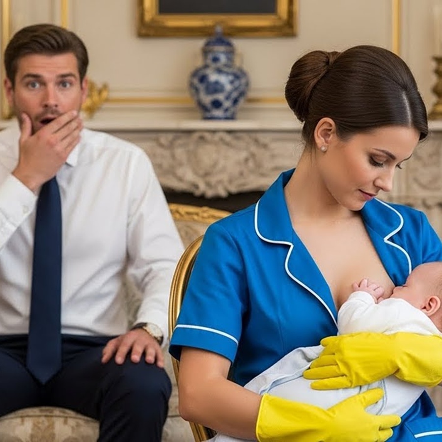 O BEBÊ DO MILIONÁRIO NÃO COMIA — A FAXINEIRA DEU LEITE MATERNO E O SALVOU